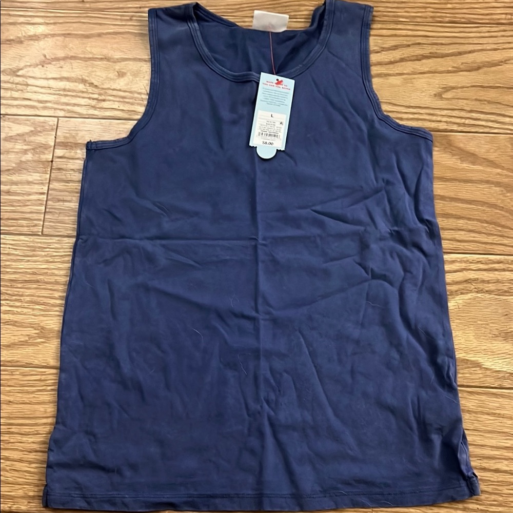 Women's Navy Sleeveless Top